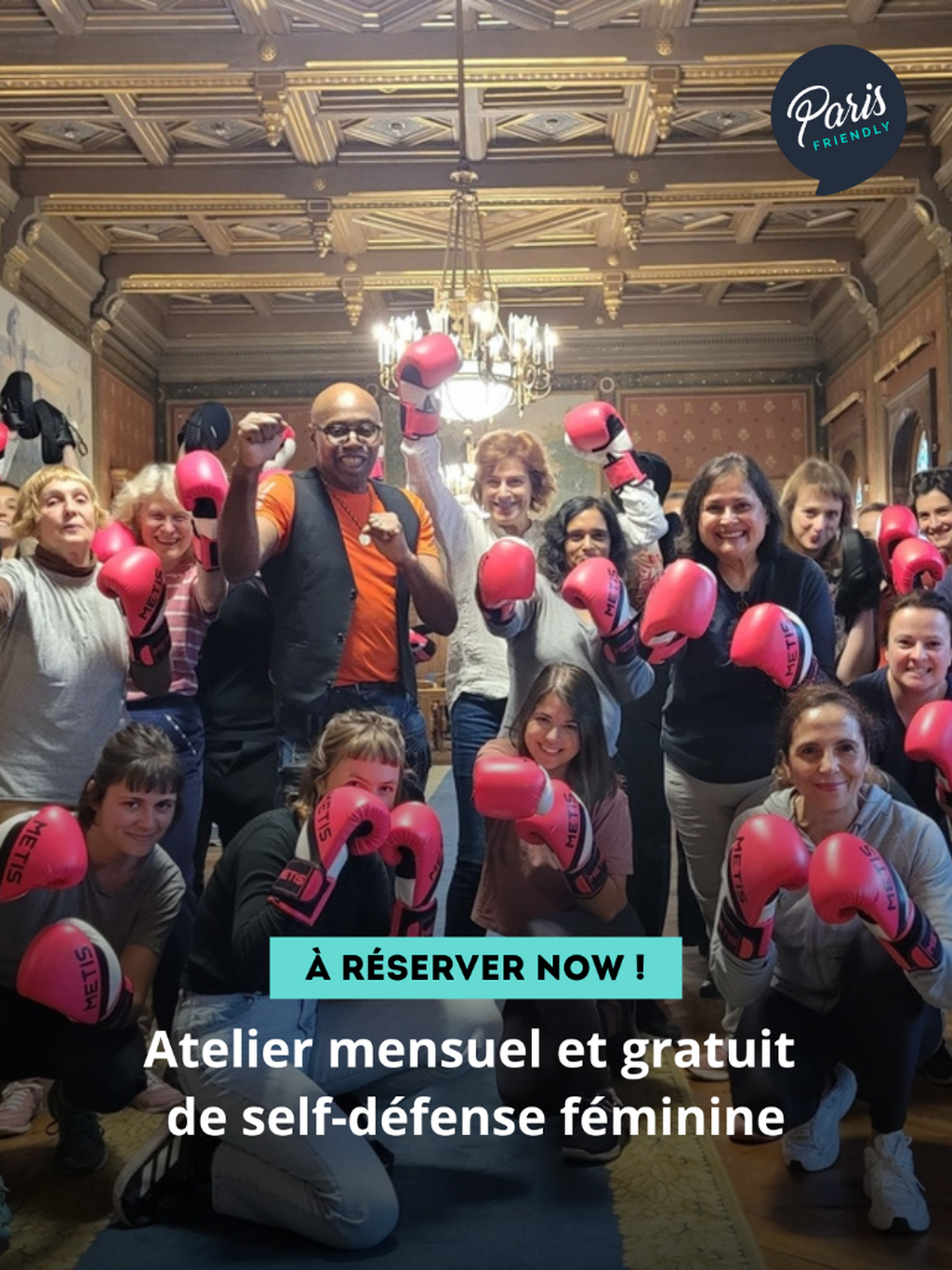 Atelier mensuel et gratuit de self-d&eacute;fense f&eacute;minine
