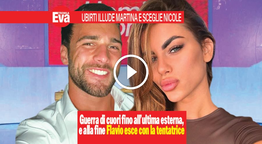 Flavio Ubirti, a sorpresa scende dal trono di U&D con Nicole