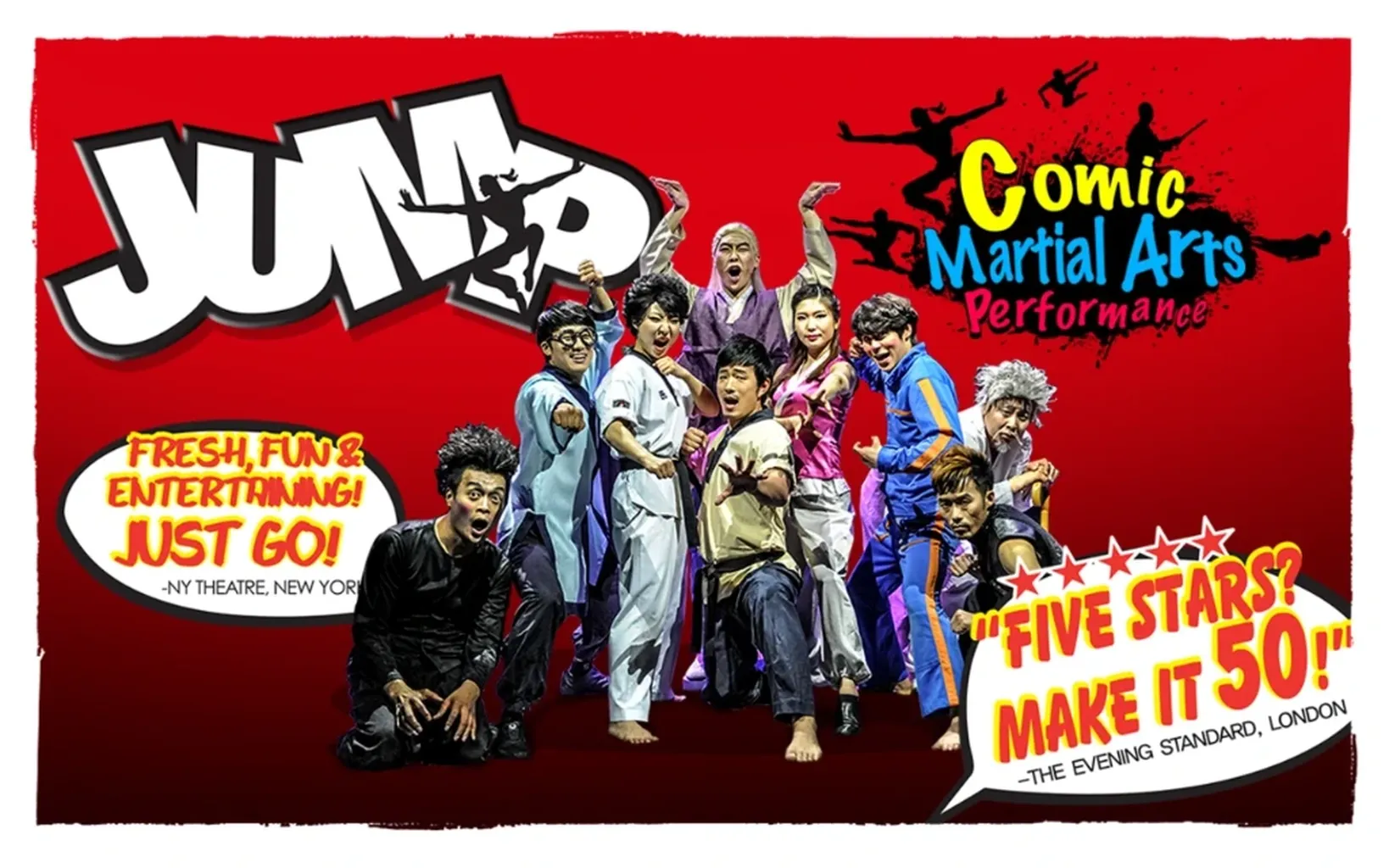 🎭 JUMP &ndash; Comic Martial Arts Performance
