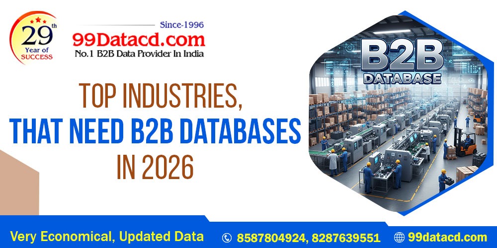 Top Industries That Need B2B Databases in 2026