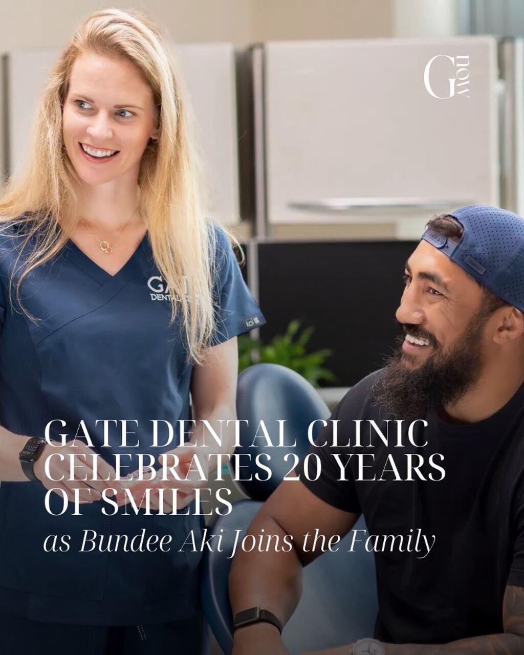 Gate Dental Clinic Celebrates 20 Years of Smiles as Bundee Aki Joins the Family