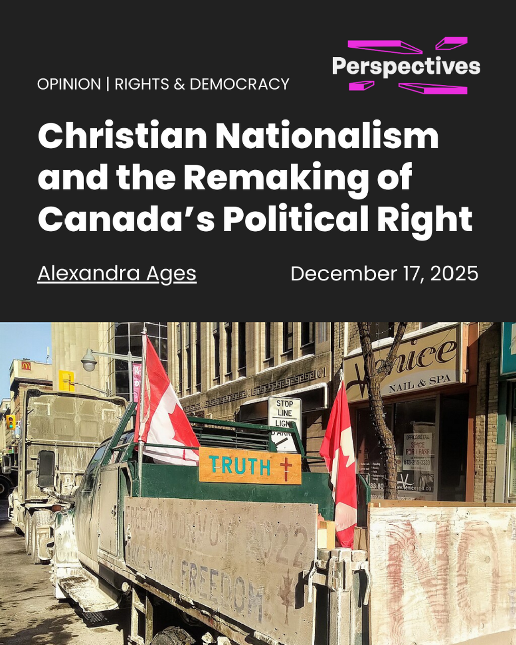 Christian Nationalism and the Remaking of Canada&rsquo;s Political Right | Perspectives Journal