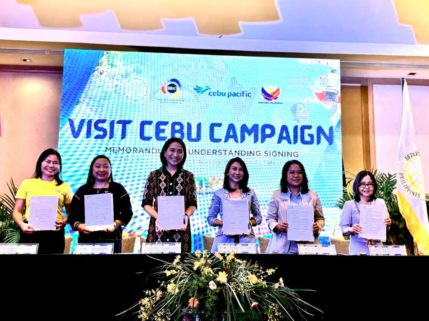 DOT forged a landmark partnership with CebPac and HRRACI for &lsquo;Visit Cebu&rsquo; tourism recovery campaign