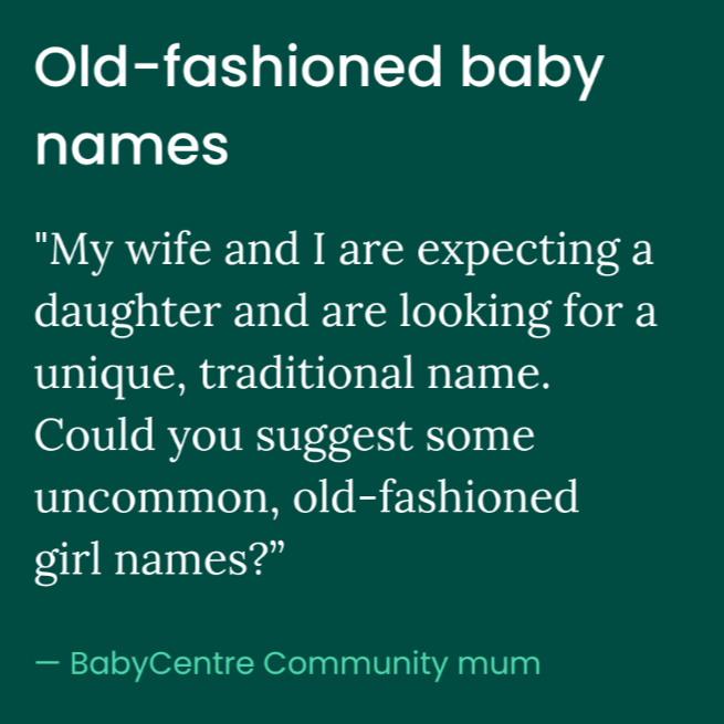 Baby names inspiration 