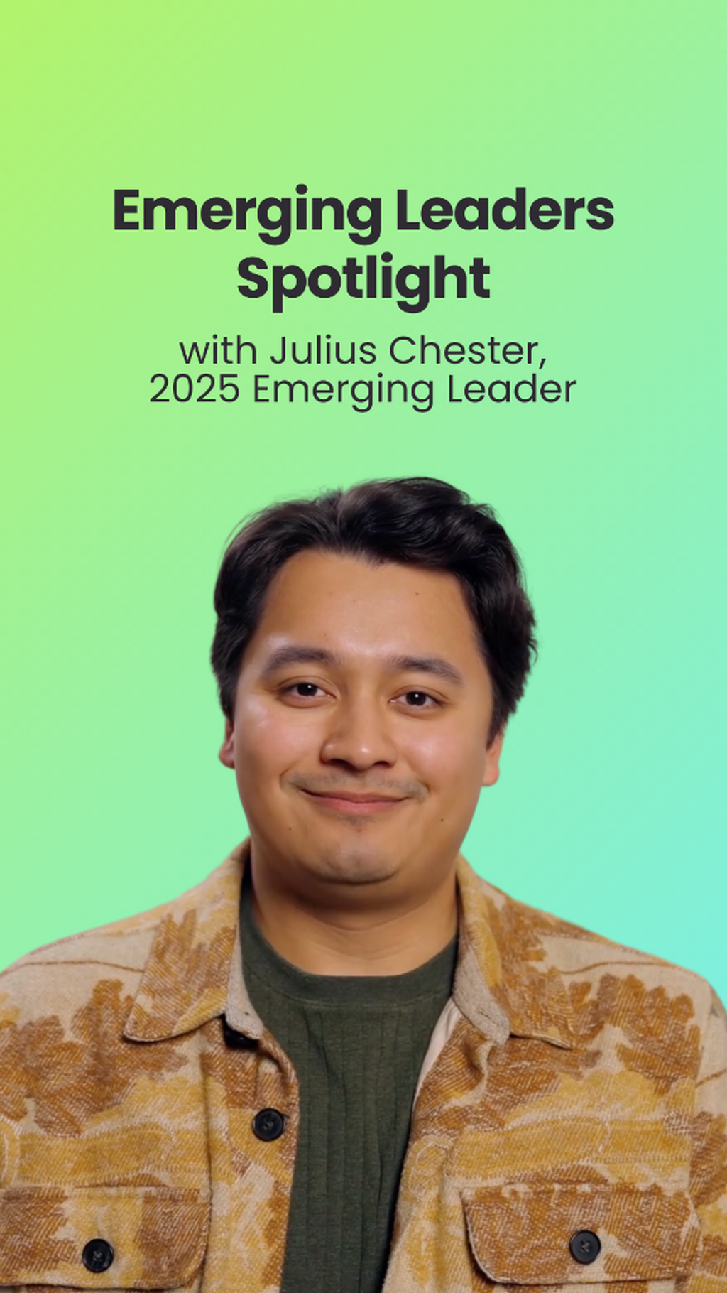 Julius Chester | Emerging Leaders Program - Broadbent Institute