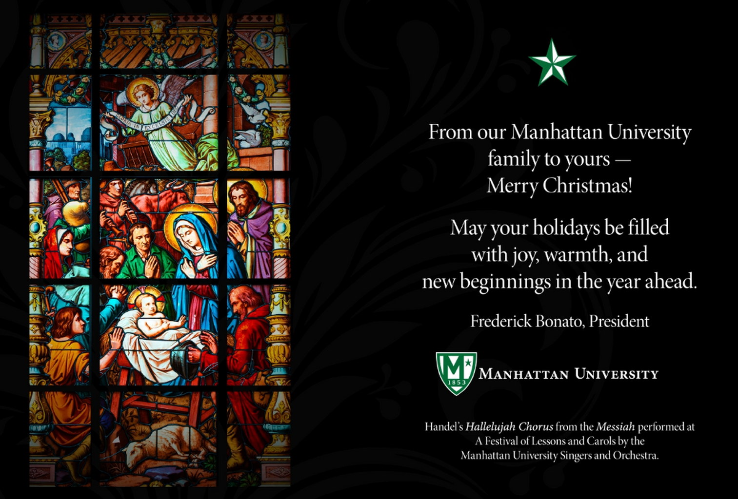 Merry Christmas from Manhattan University
