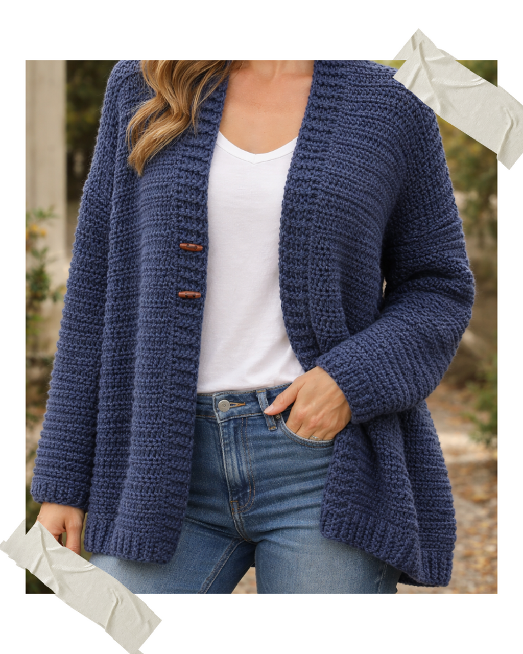 Chaqueta retro crochet
