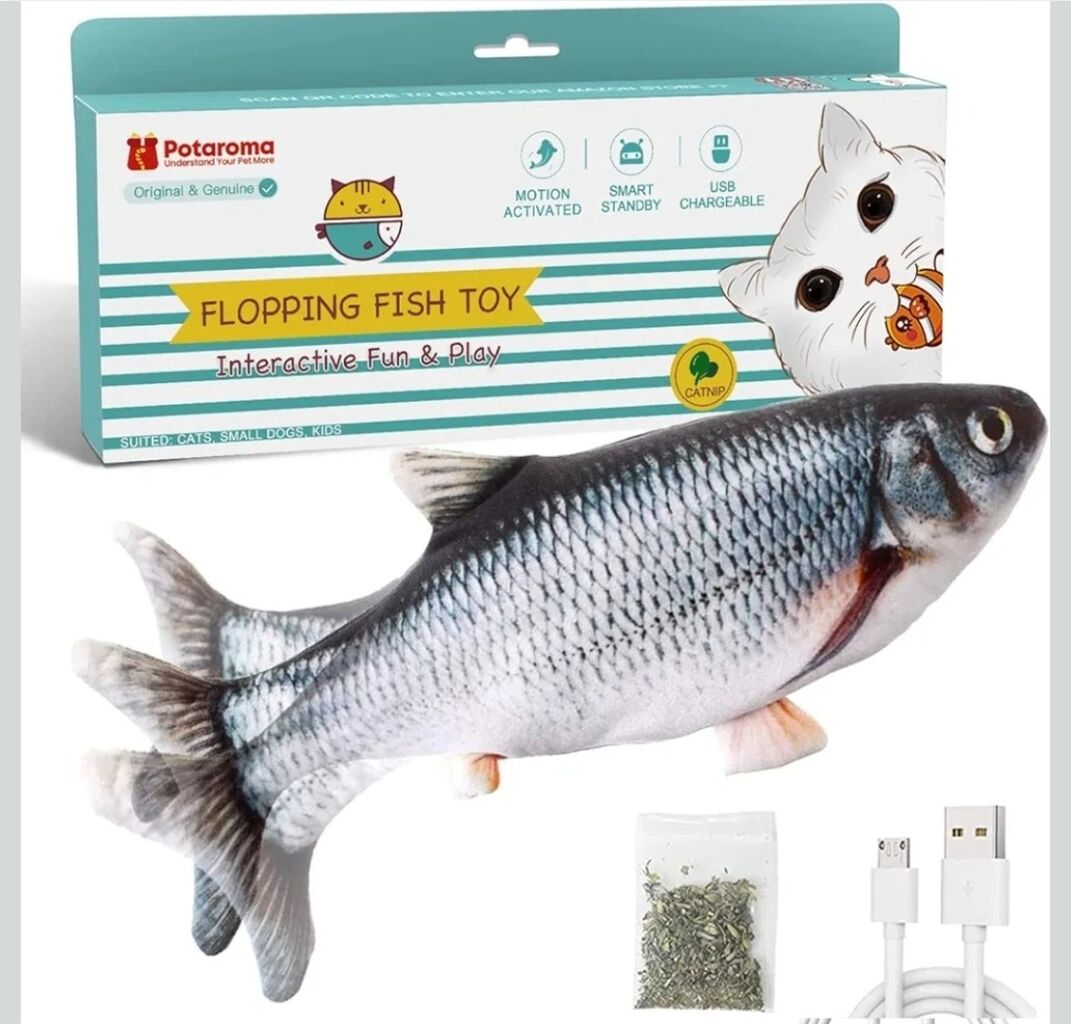 Moving fish play toy 🐟