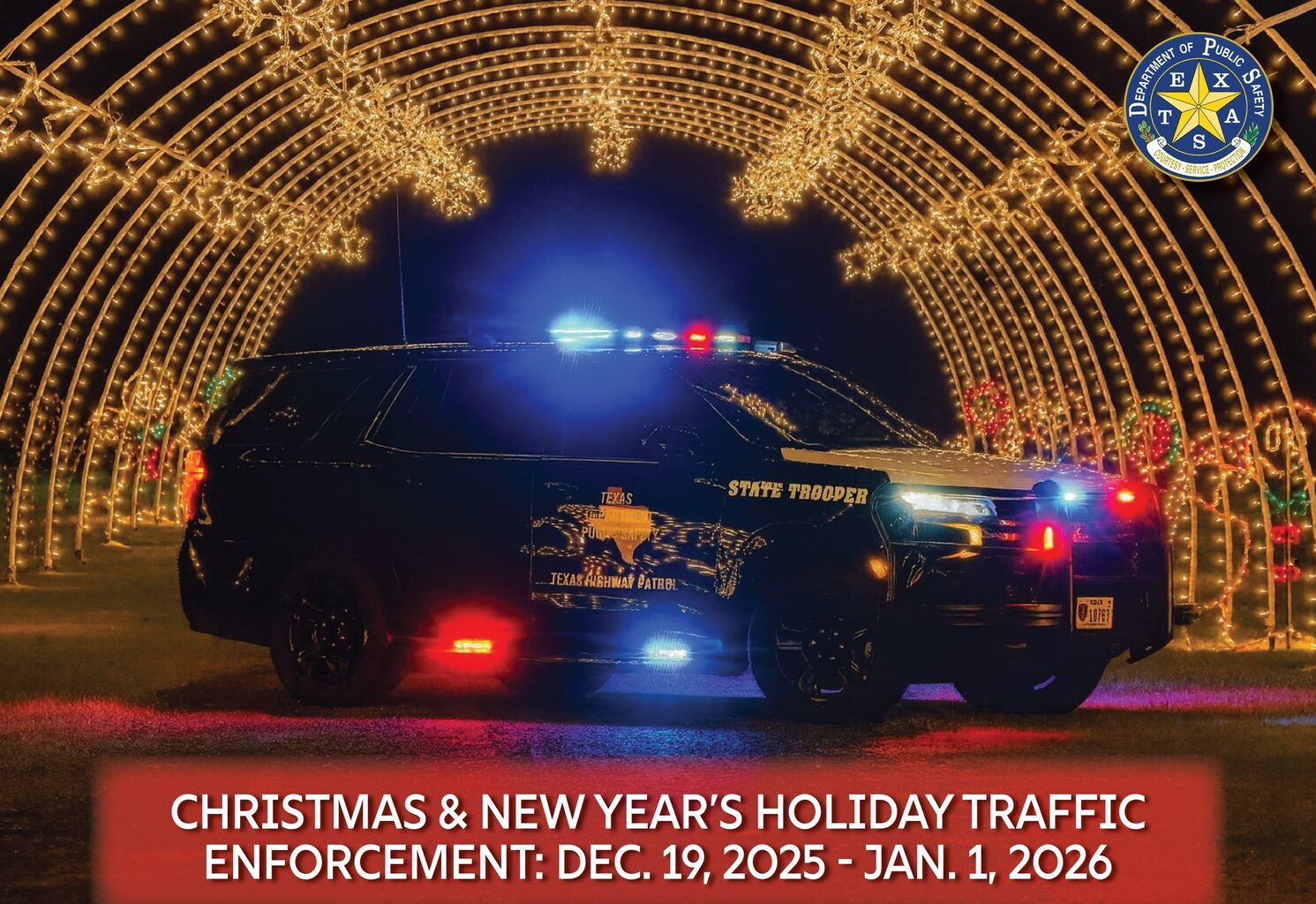DPS Launches Holiday Traffic Enforcement Initiative