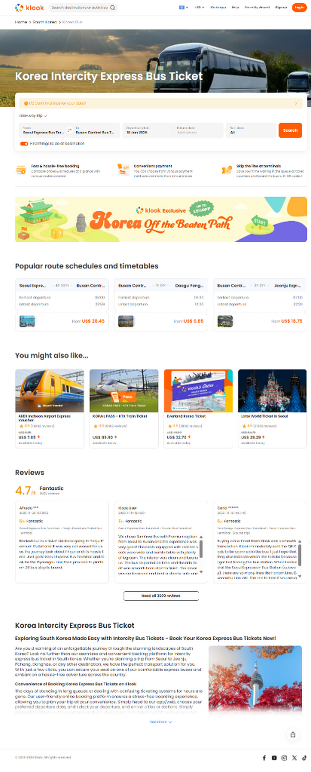 🚌 Easy Korea Travel &ndash; Express Bus or Private Car with Driver! 🇰🇷 Explore South Korea hassle-free: