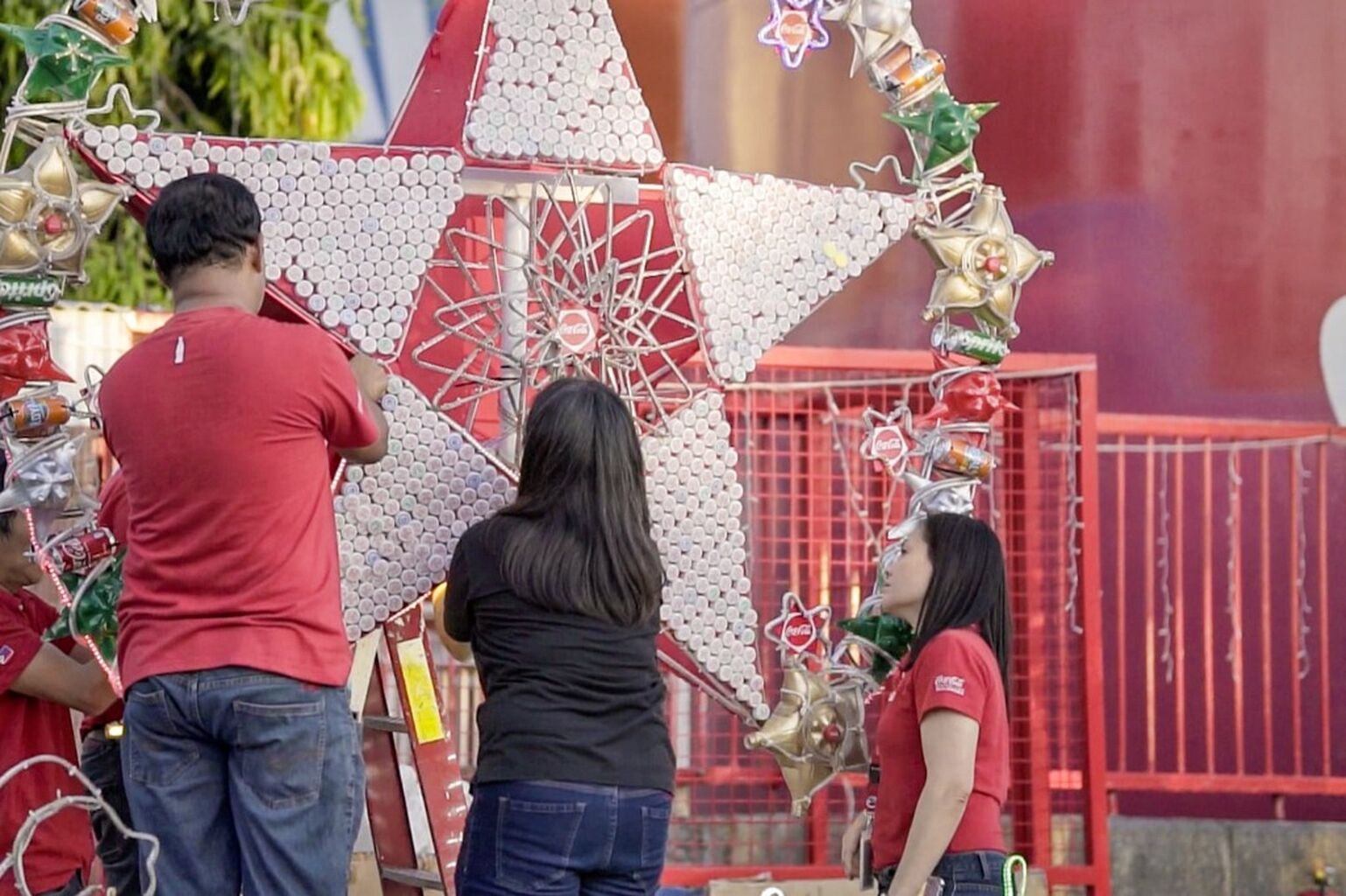 Coca-Cola bottler lights up sites into beacons of hope for communities