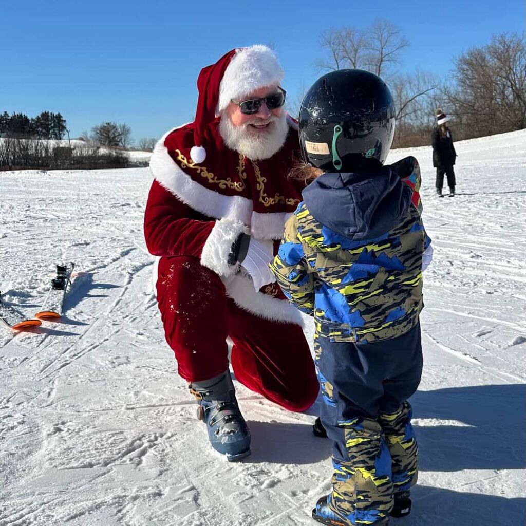 Ski with Santa