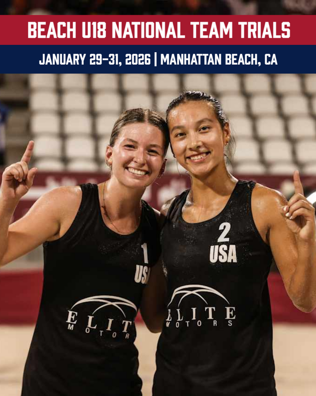 Beach U18 National Team Trials Registration