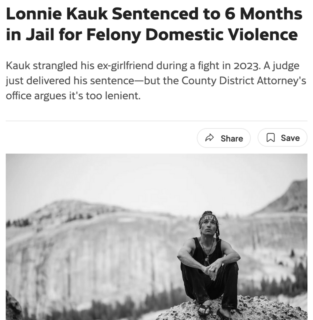 Lonnie Kauk sentenced for felony assault