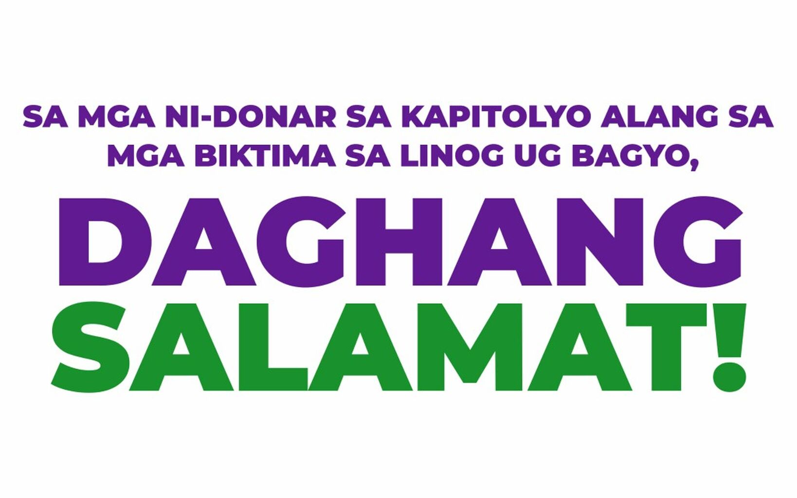 Collective kindness: Cebu Provincial Government thanks quiet heroes who helped province&rsquo;s relief, recovery efforts