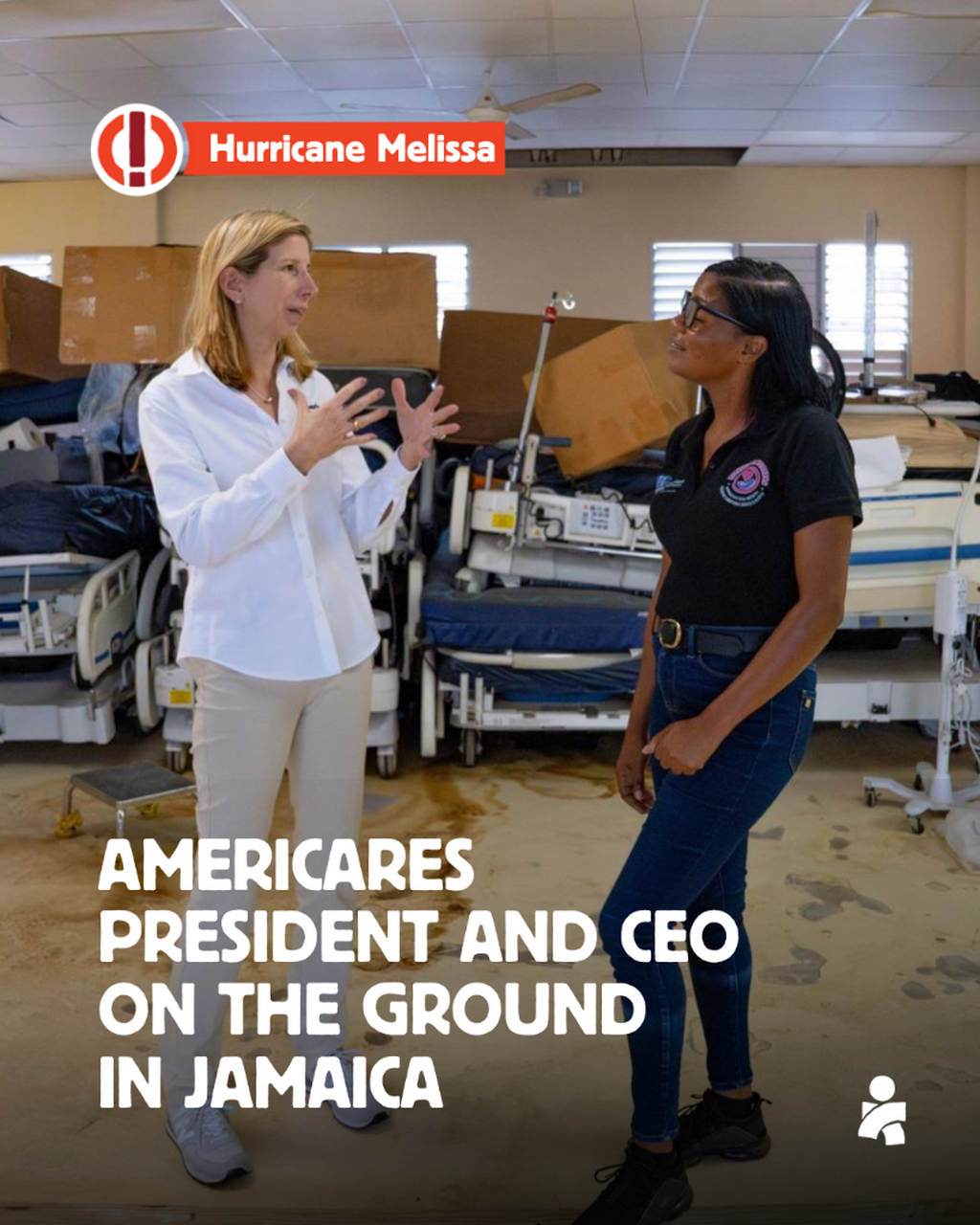 Americares President and CEO on the ground in Jamaica