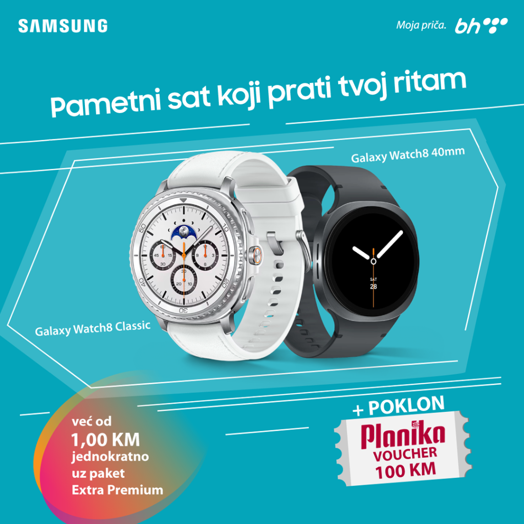 Samsung Galaxy Watch8 donosi tehnologiju koja prati tvoj tempo 