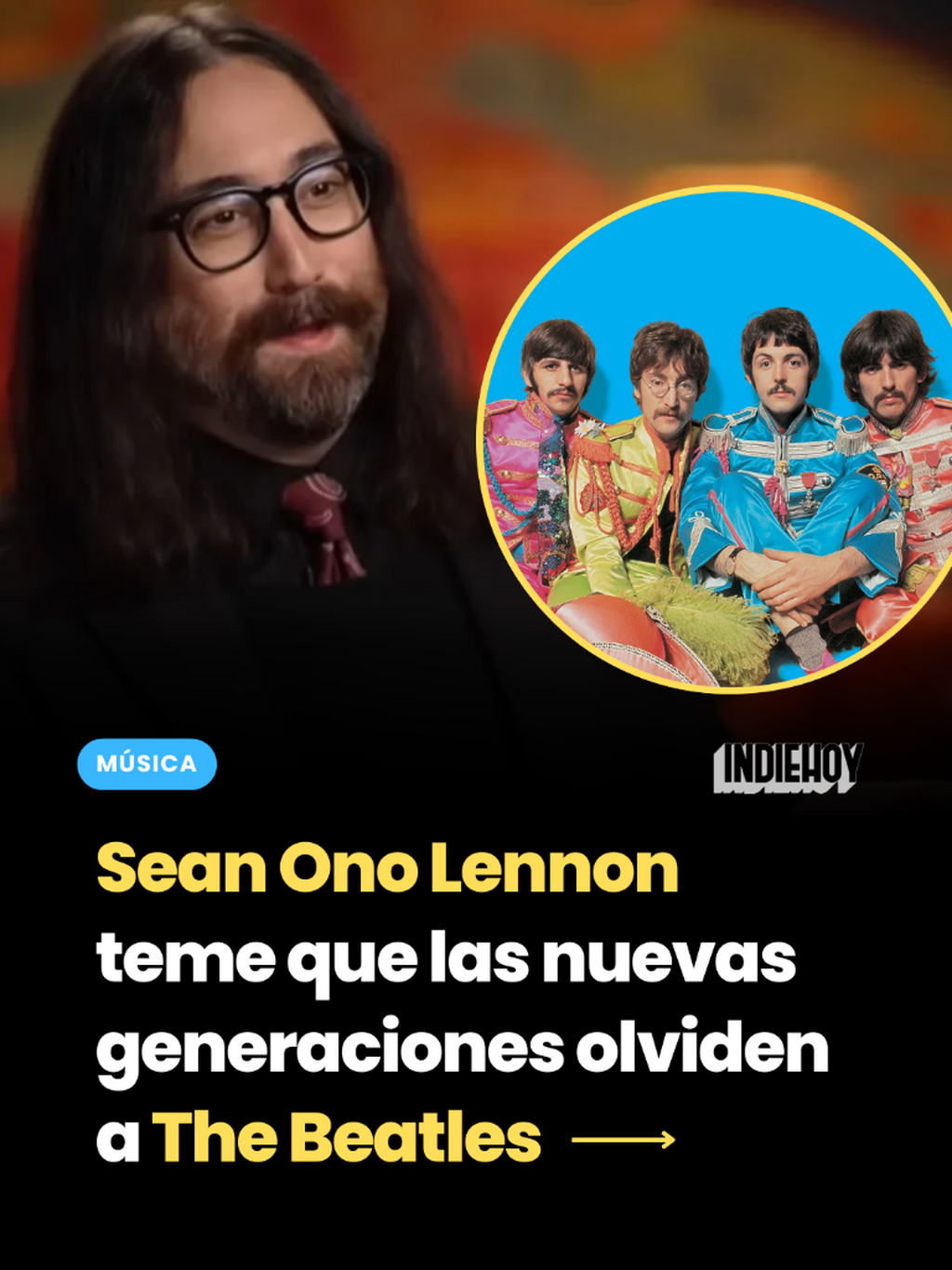 Sean Ono Lennon teme que las nuevas generaciones olviden a The Beatles