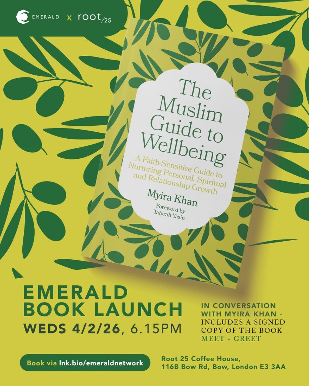 BOOK LAUNCH - The Muslim Guide to Wellbeing - 4/2/26