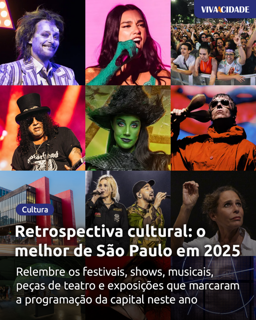 Retrospectiva cultural: o melhor de S&atilde;o Paulo em 2025