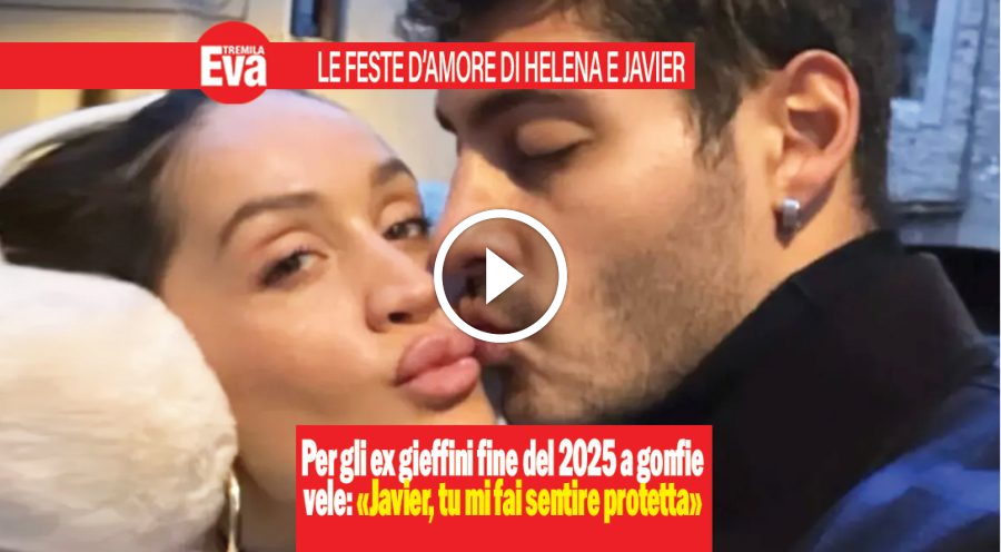 Javier Martinez e Helena Prestes, prime feste piene d'amore