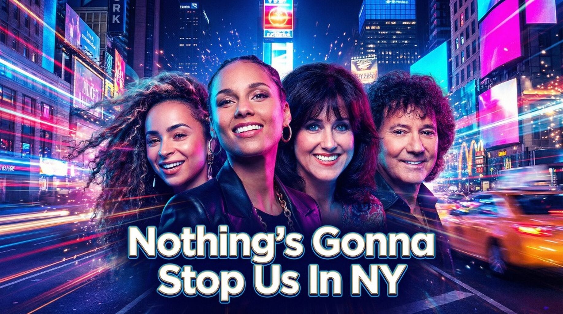 Starship x Sigala & Ella Eyre x Alicia Keys - Nothing's Gonna Stop Us In NY 2.0