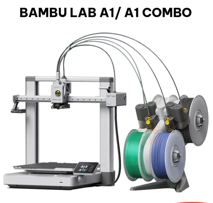 M&aacute;y in 3D nhiều m&agrave;u Bambu Lab A1 combo Q.Tế - Meme3D