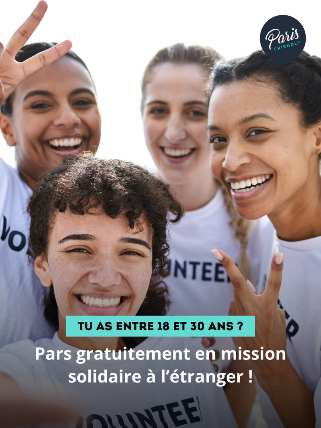Pars gratuitement en mission solidaire &agrave; l&rsquo;&eacute;tranger !
