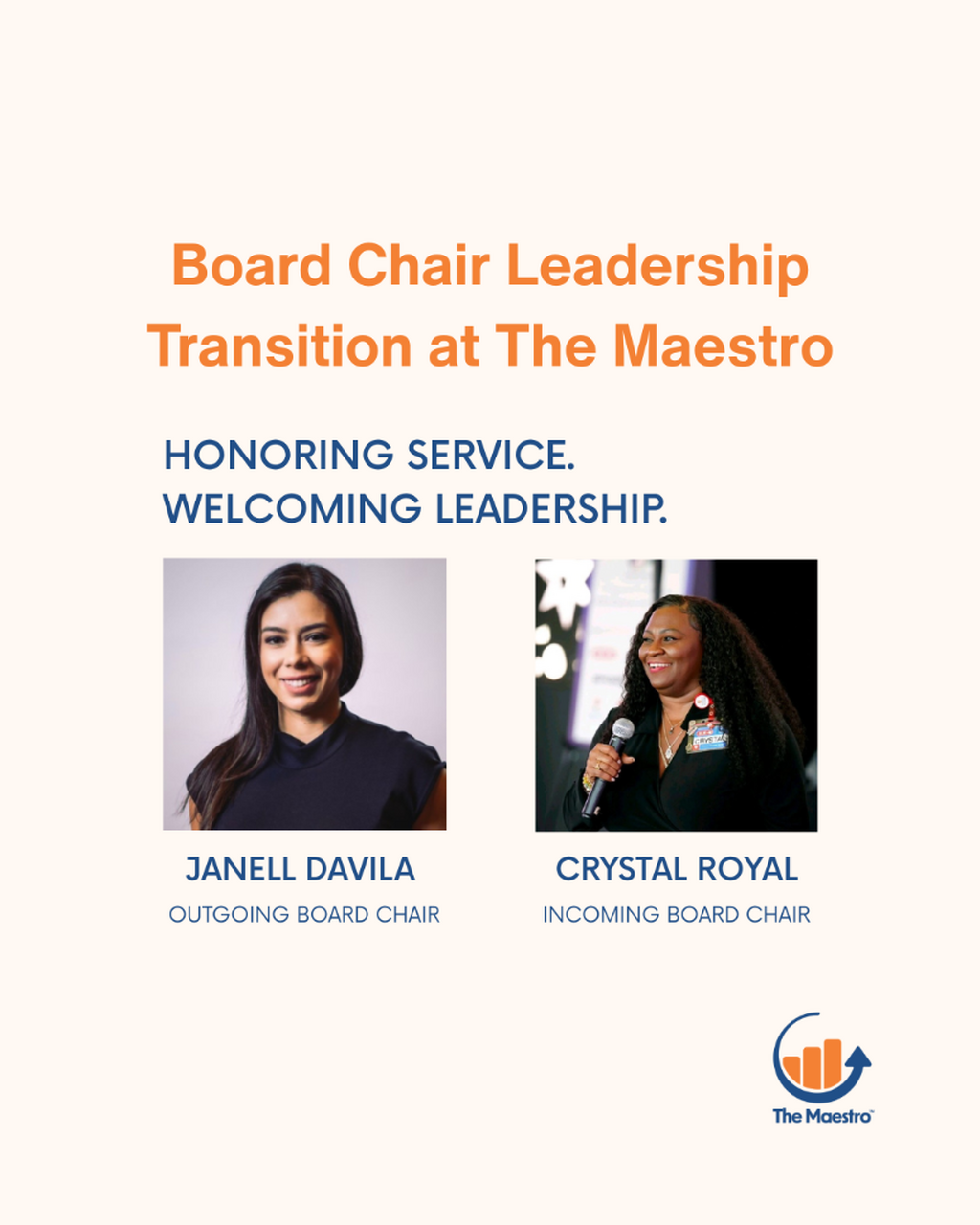 Welcoming New Board Officers and Honoring Board Service at The Maestro