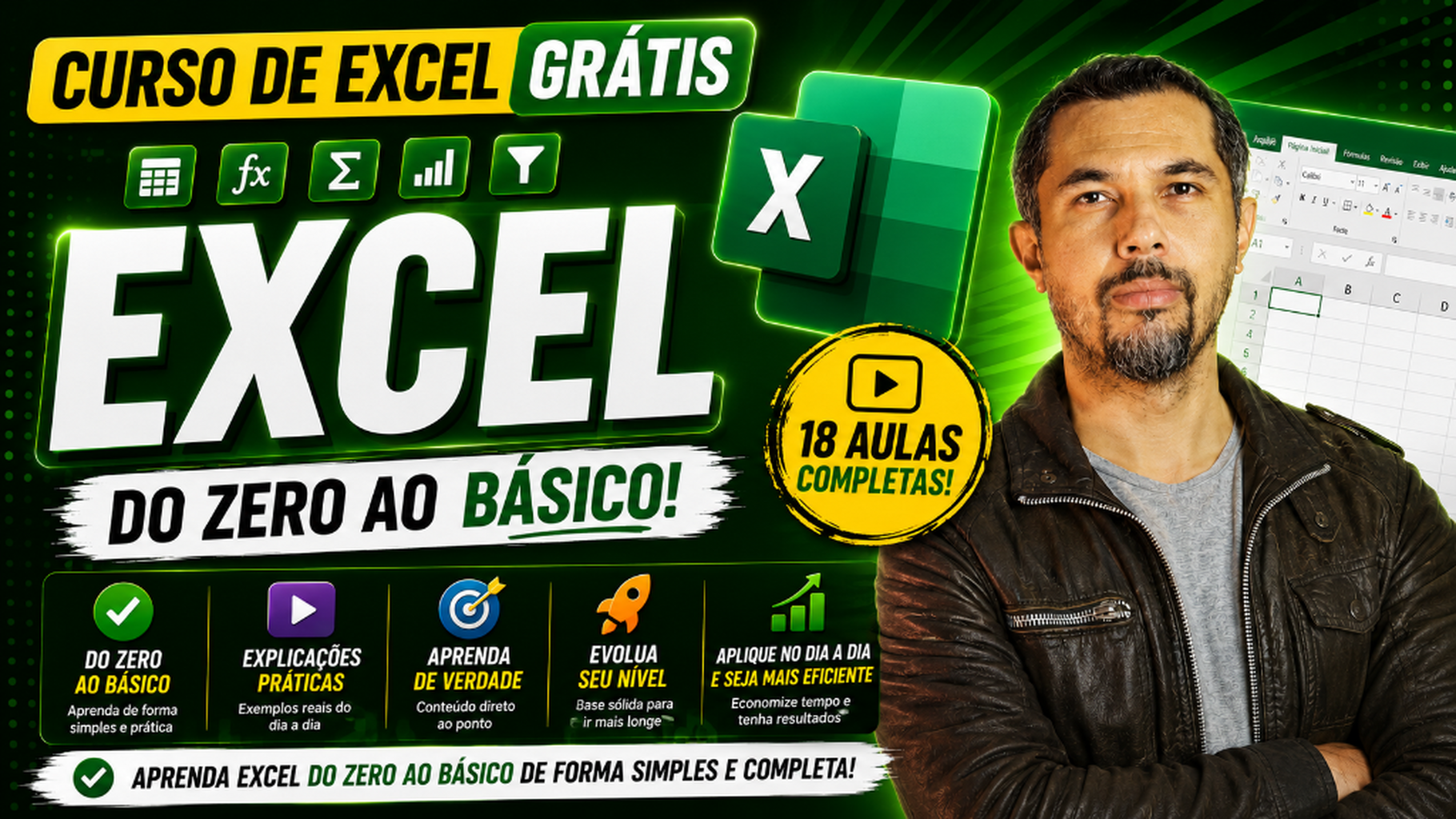 Curso de Excel Gr&aacute;tis