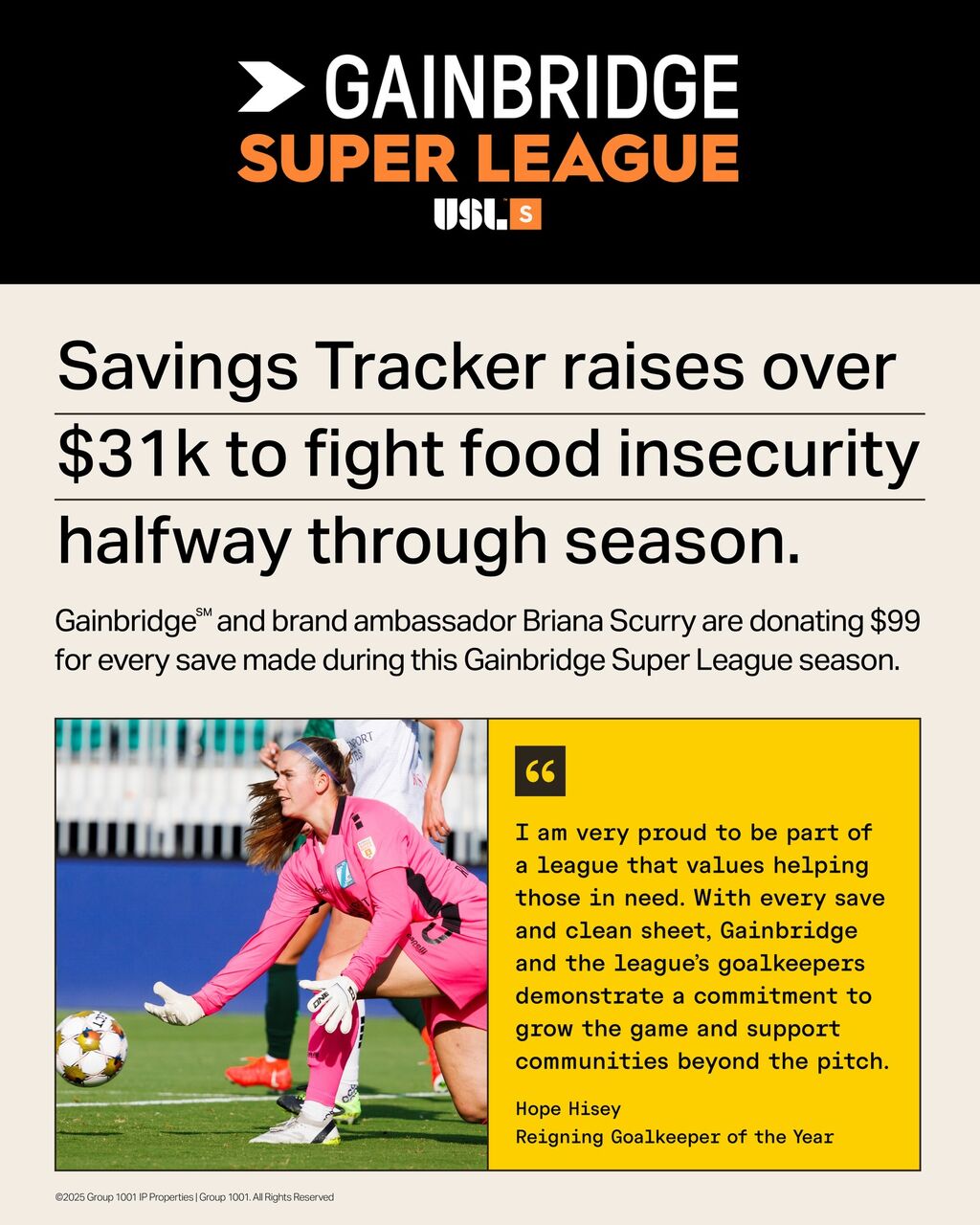 Gainbridge Super League Savings Tracker
