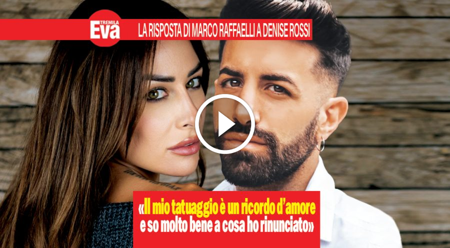 Marco Raffaelli e Denise Rossi ai ferri corti per un tattoo
