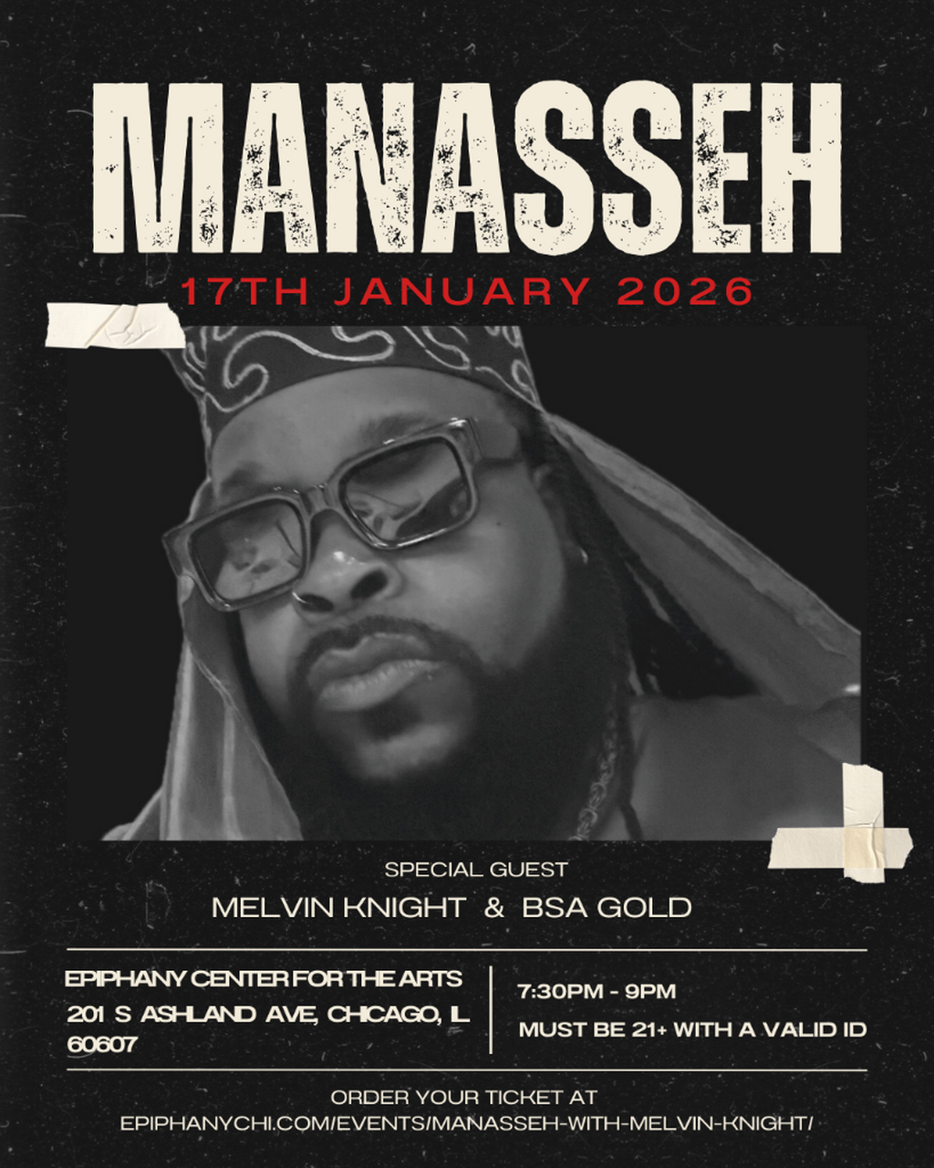 Manasseh with Melvin Knight and BSA Gold