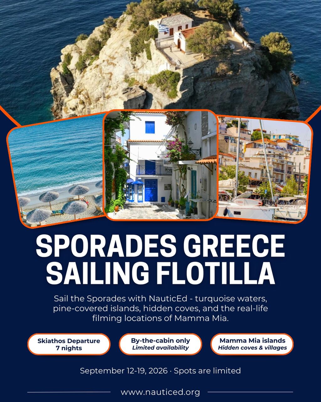Flotilla ➜ Sporades Greece ● Sep 2026