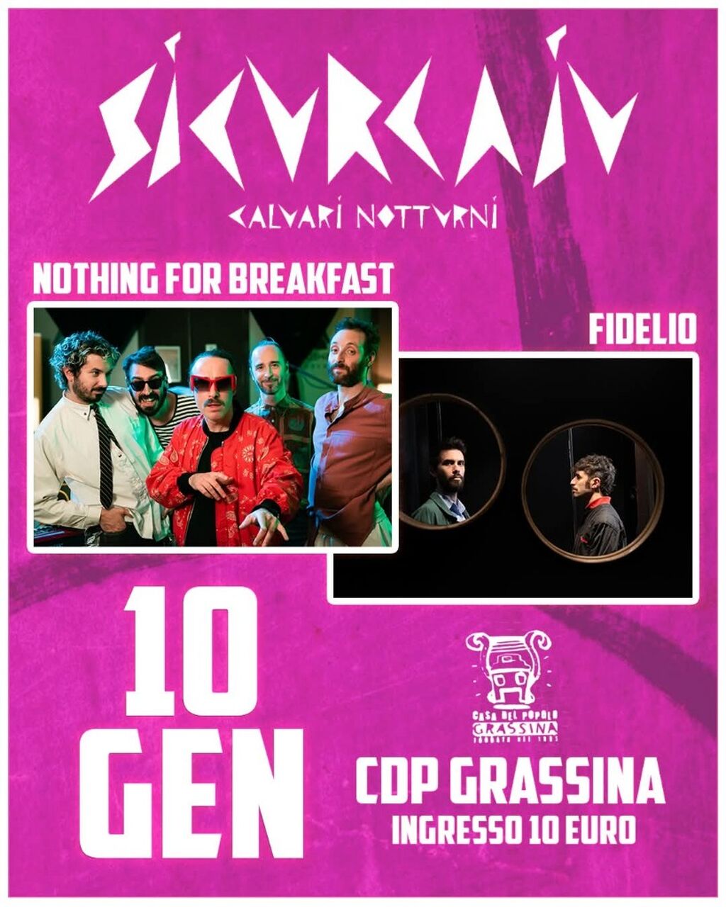 10 gennaio 2026: Nothing for Breakfast + Fidelio