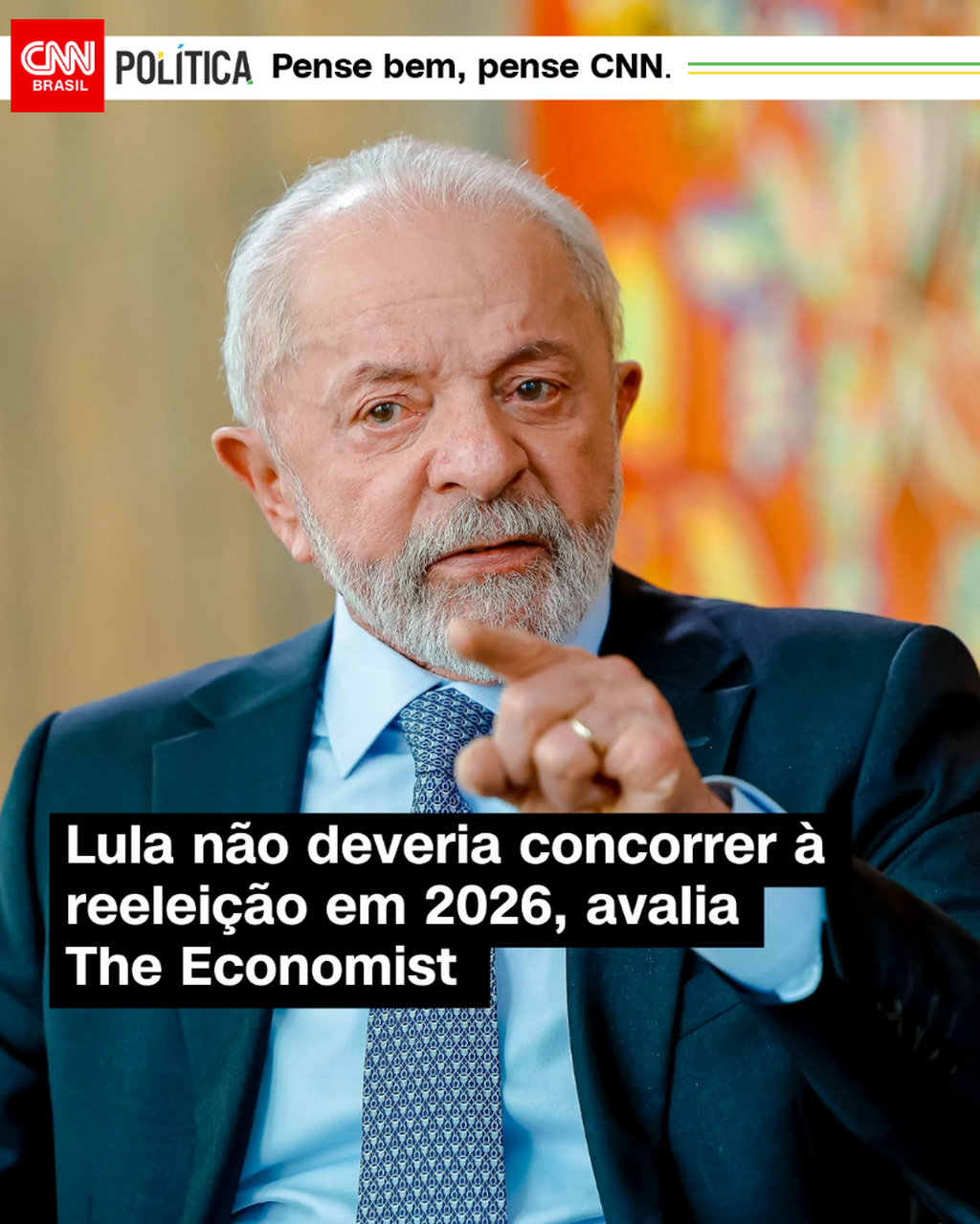Lula n&atilde;o deveria concorrer &agrave; reelei&ccedil;&atilde;o em 2026, avalia The Economist