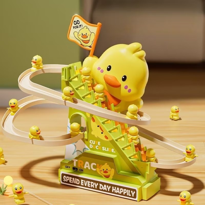 Baby Electric Training Toy Auto-Climbing Dinosaur with Rabbit Tracks Baby Toy with Lights & Music