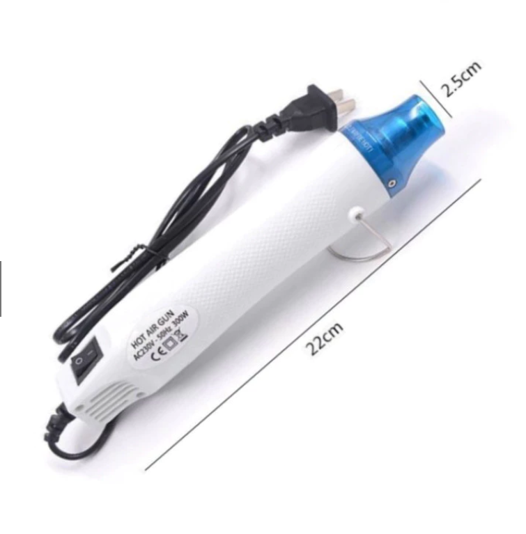 M&aacute;y kh&ograve; mini cầm tay kh&ograve; nhựa tơ - nhựa dư bề mặt sản phẩm in