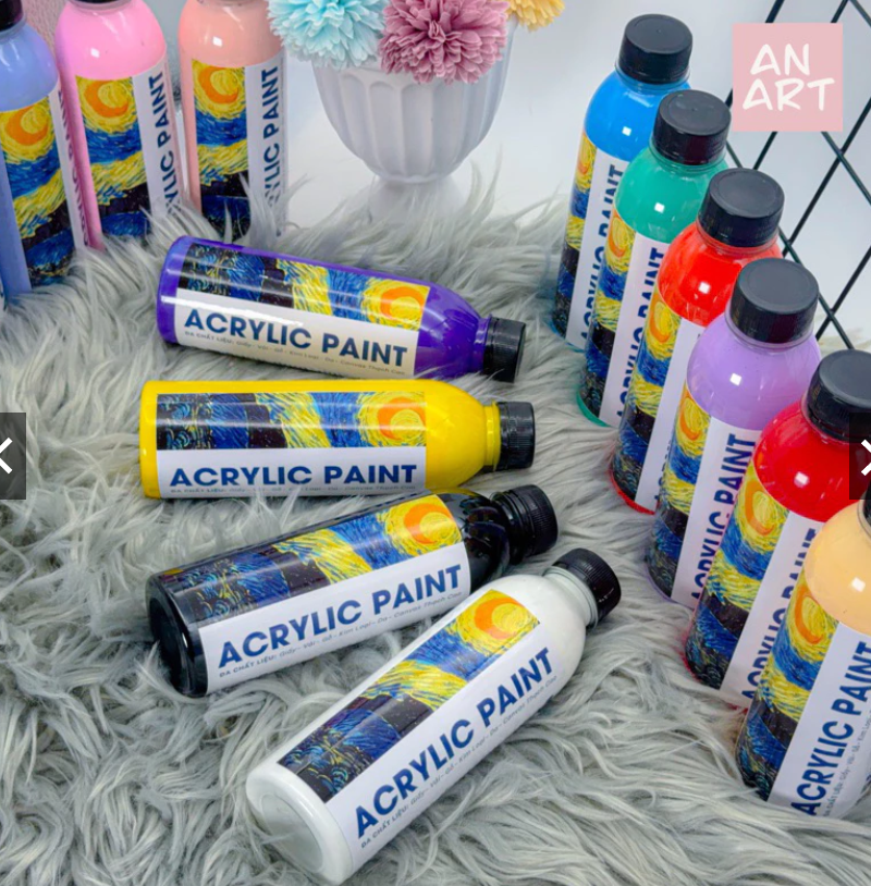 M&agrave;u Acrylic 3D 330ml T&ocirc; m&ocirc; h&igrave;nh Nhựa in