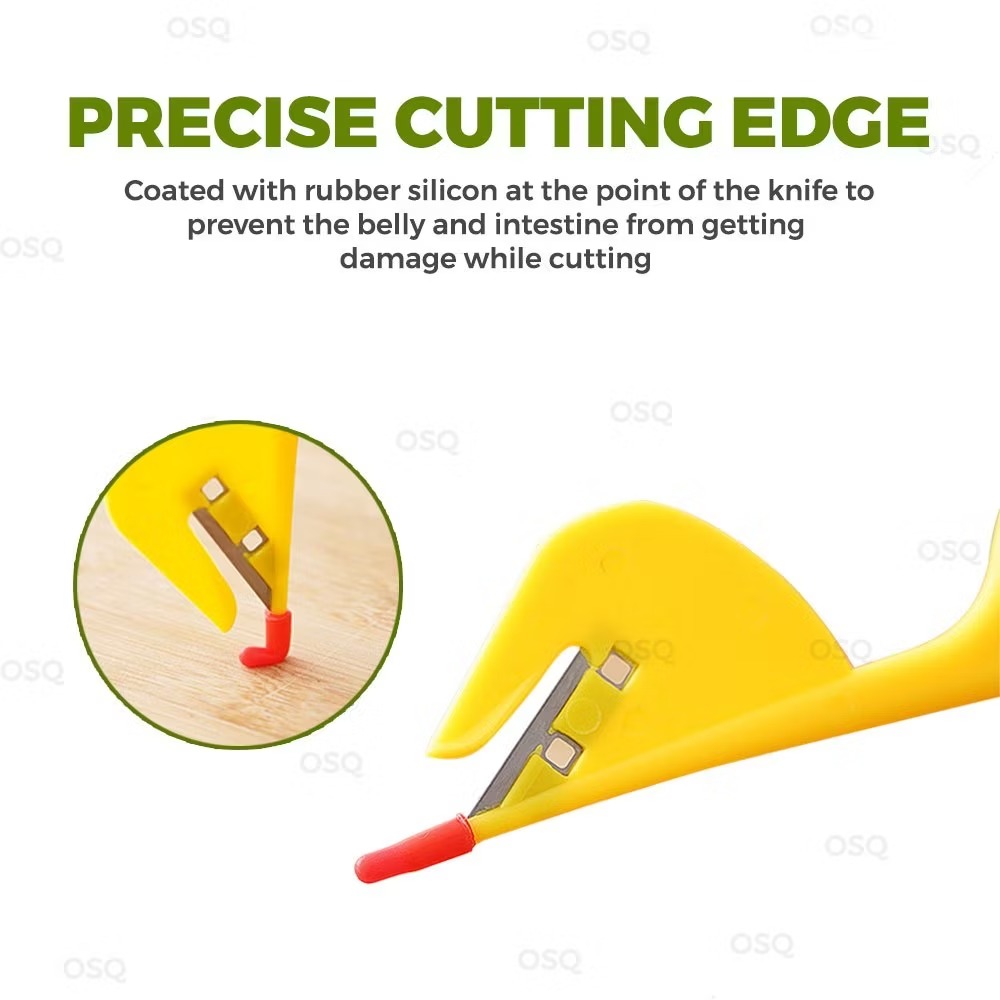 Multi-Function Thickened Stainless Steel Kitchen Meat Scissor Knife For Chicken Intestine & Fish Bar Grill Brush