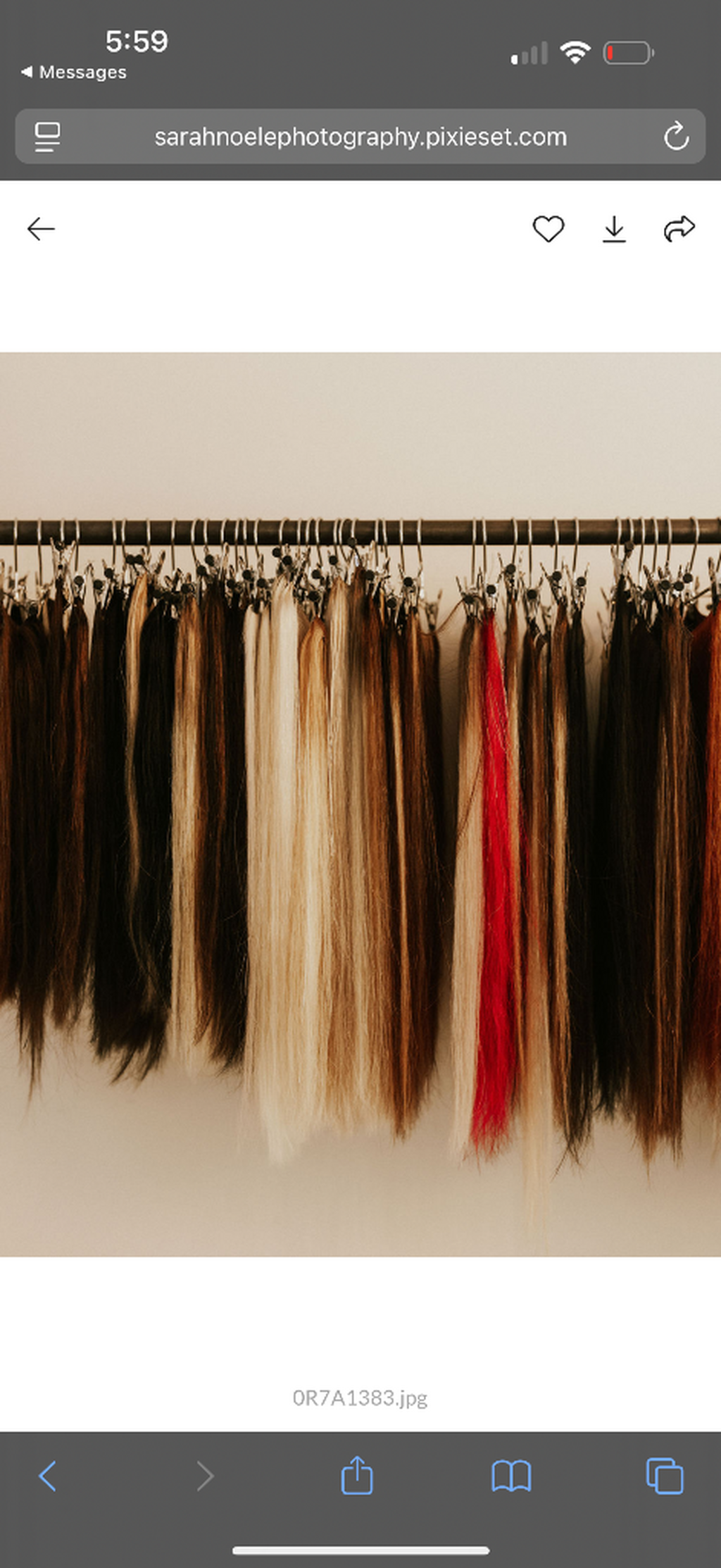 Hair Extension Consultation form