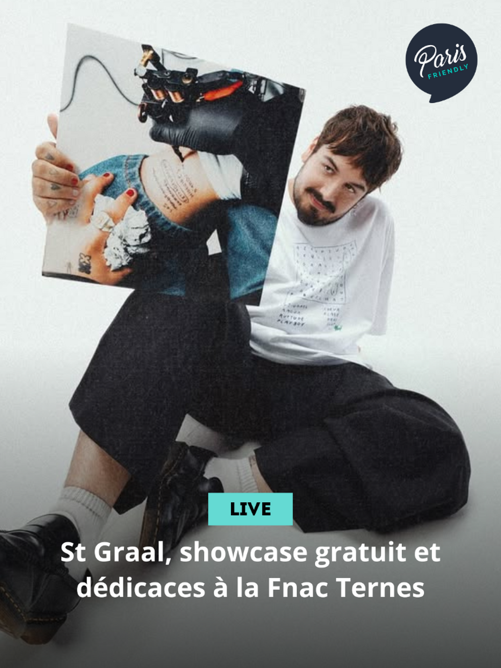 St Graal, showcase gratuit et d&eacute;dicaces &agrave; la Fnac Ternes