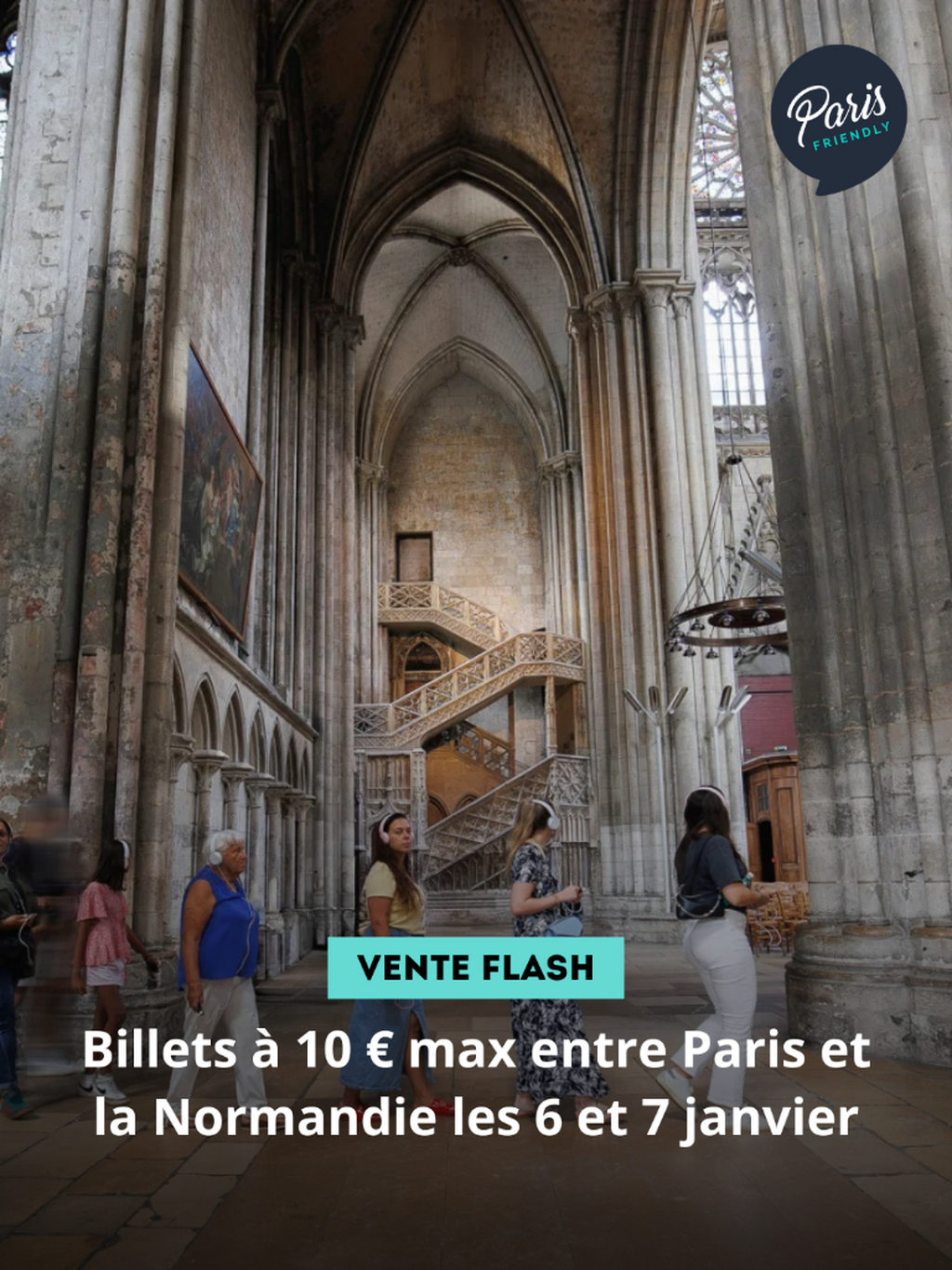 Billets &agrave; 10 &euro; max entre Paris et la Normandie les 6 et 7 janvier