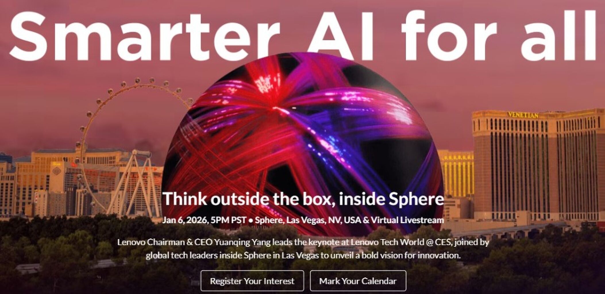     Smarter AI for all | Lenovo Tech World @ CES | Lenovo US