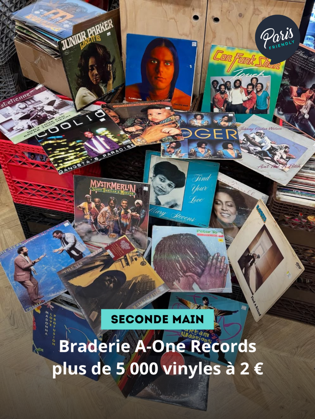 Braderie A-One Records plus de 5 000 vinyles &agrave; 2 &euro;