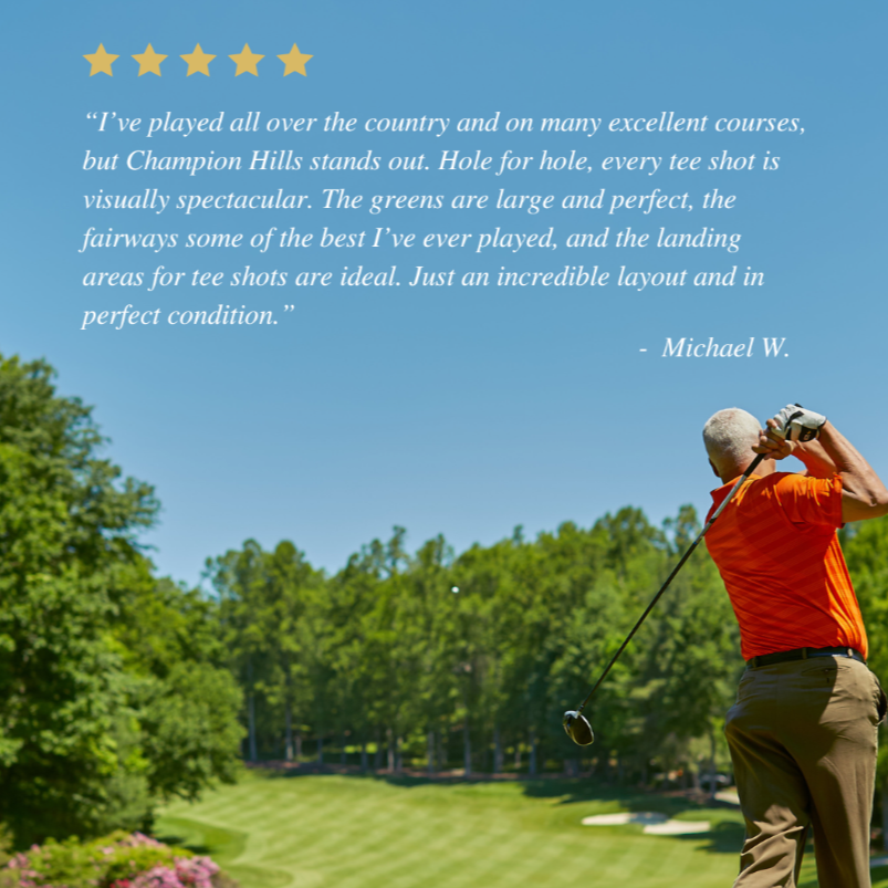 Membership at Champion Hills