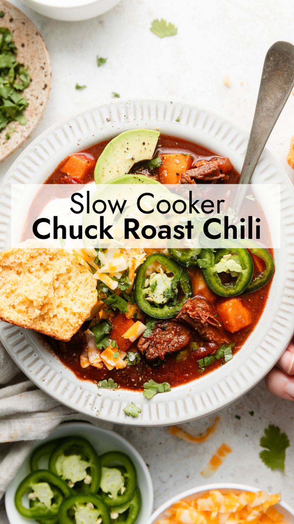 Slow Cooker Chuck Roast Chili