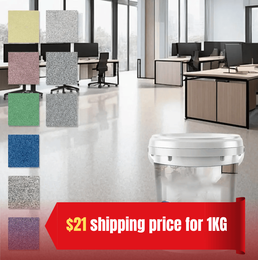 1KG High-Gloss Marble Effect Epoxy Floor Coating
