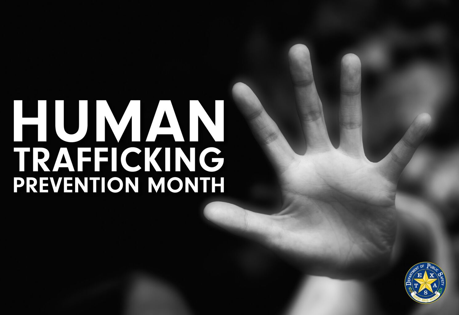DPS Highlights Human Trafficking Prevention Month 