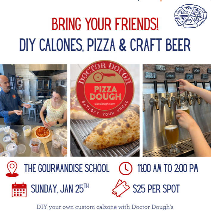 DIY PIZZA CALZONES AND BEER!